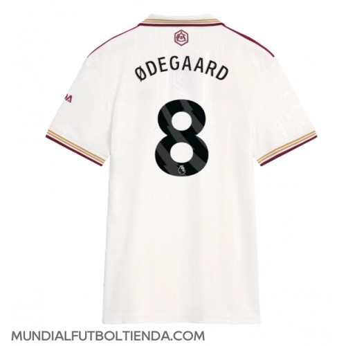 Camiseta Arsenal Martin Odegaard #8 Tercera Equipación Replica 2025-26 para mujer mangas cortas Camiseta Arsenal Martin Odegaard #8 Tercera Equipación Replica 2025-26 para mujer mangas cortas